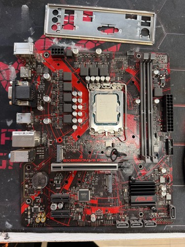 ASUS EX-B660M-V5 PRO D4 Motherboard + Intel Core i5-12490F CPU Bundle Gaming
