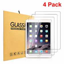 4 Pack Tempered Clear Glass Screen Protector For Apple iPad Mini 1/2/3