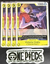 Victoria Cindry Playset - OP14-109 x4 - The Azure Sea's Seven - One Piece TCG NM