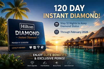 #ad Hilton Diamond Status Instant Upgrade $79.00