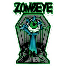 Zombie Eye Zombeye - Vinyl Decal Sticker - Car Window Laptop - ebn8171