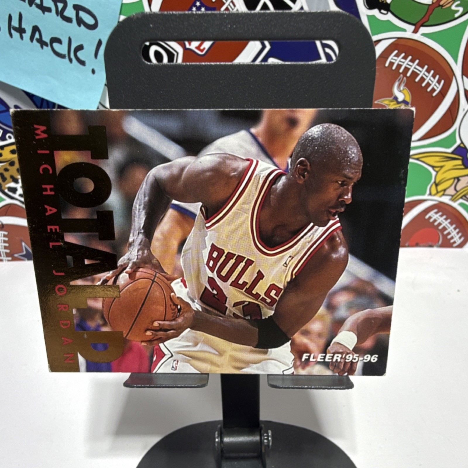 1995-96 Fleer Total D Insert Michael Jordan #3 Chicago Bulls