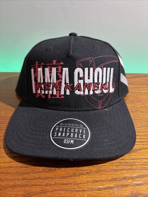 NEW Tokyo I Am A Ghoul Ken Kaneki Anime Logo Adjustable Snapback Hat Cap Adult