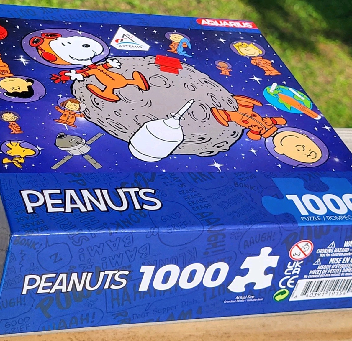 AQUARIUS 1000-Piece Snoopy in Space Puzzle Artemis Edition Free Shipping