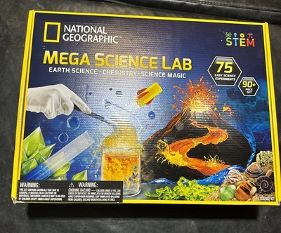 National Geographic Mega Science Lab - Science Kit For Kids With 130+ Easy
