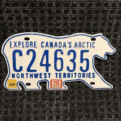 Original Auto Kennzeichen Nummernschild Canada   Explore Canada s Arctic