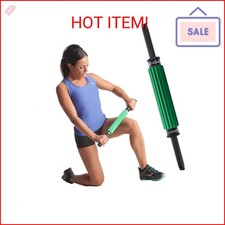 THERABAND Roller Massager , 19"-21" Retractable Muscle Massage Stick for Full-Bo