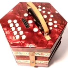 Vintage 20 Button Concertina Accordion East Germany DDR ex-near mint