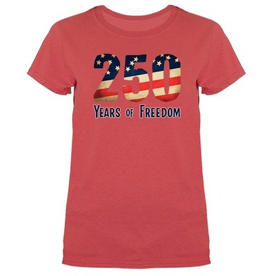 250 Years of American Independence Day US Flag 4th of July Women's  T-shirt