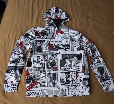 New Mens Size Medium Long Sleeve Pullover Hoodie NWT $62 Retail