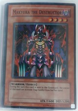 Yugioh Makyura the Destructor DB1-EN169 Super Rare LP