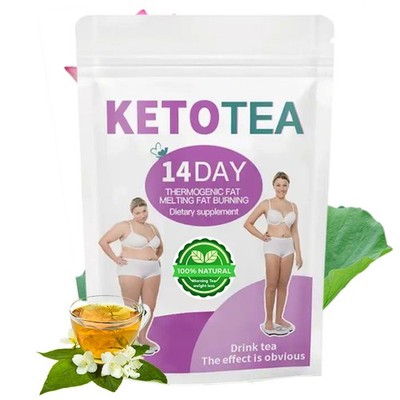 Organic Slim Green Tea Drink for Weight Loss Natural 14 Day Belly Cleansing Tea