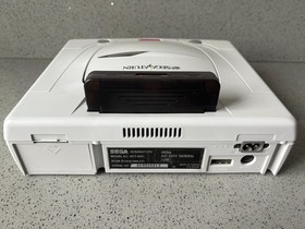 BOXED SEGA SATURN ELITE SAROO CONSOLE CLEAN W/ CONTROLLER POWER & AV CABLES