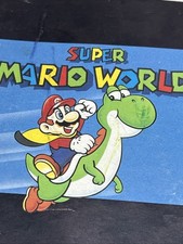 Super Mario World  (Super Nintendo SNES) With Booklet Untested