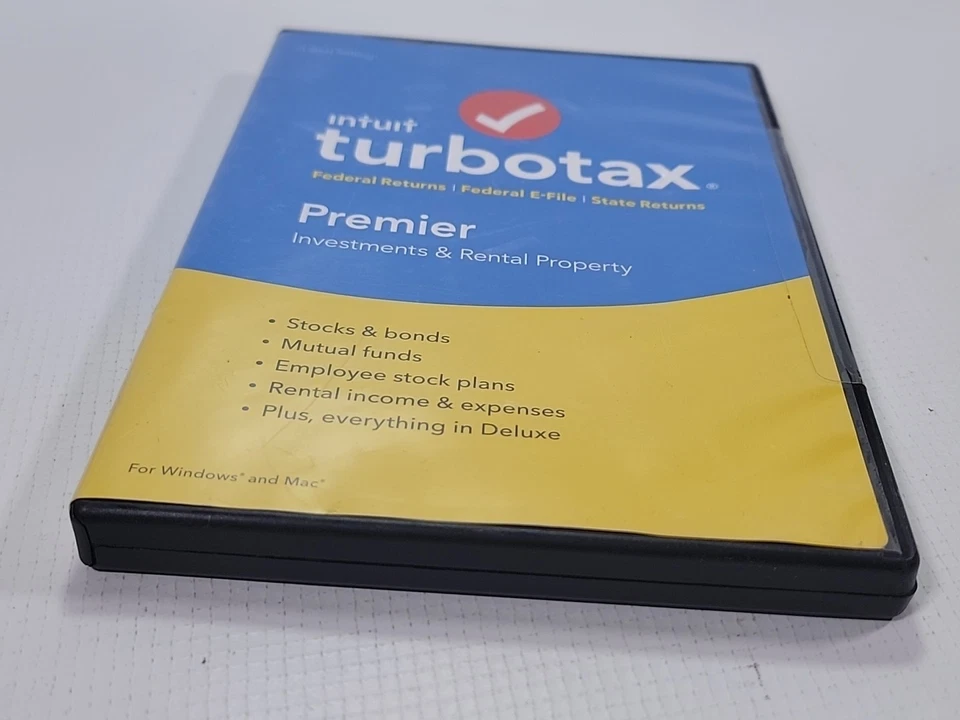 2017 Intuit TurboTax Premier Investments Rental Property Tax CD Windows PC & Mac - Image 3 of 4
