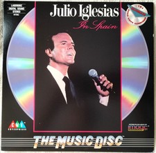 Julio Iglesias Laserdisc Live Concert in Spain LD ID6964CB