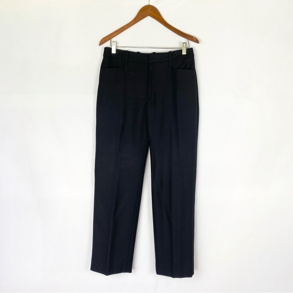 Banana Republic Wool Straight Leg Trouser Pants Size 8 Petite Business Work