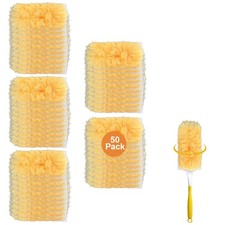 50 Count Heavy Duty Duster Refills, Unscented Disposable Dusters Refill Kit f...