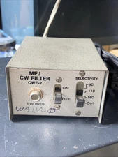 MFJ ELECTRONICS "CWF-2" CW AUDIO FILTER CW Filter QRP Ham Radio