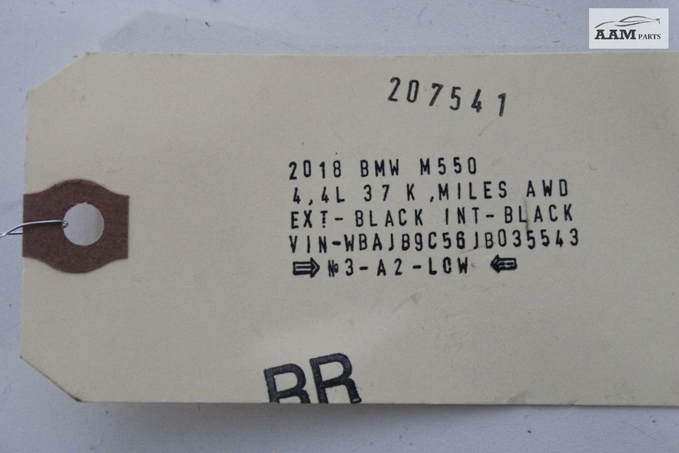 2018-2020 BMW M550I XDRIVE G30 REAR RIGHT FLOOR BODY PANEL COVER CAP OEM - Image 4 of 4