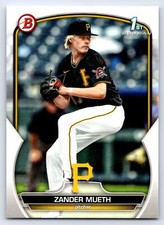 2023 1st Bowman Draft #BD-131 Zander Mueth Pittsburgh Pirates Baseball Card