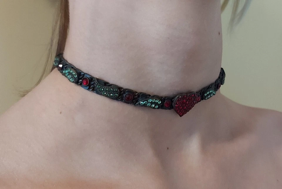 Konplott Sweet Necklace  Halsreif Kristall Strass Kette Collier Neu Etikett   - Bild 3 von 4