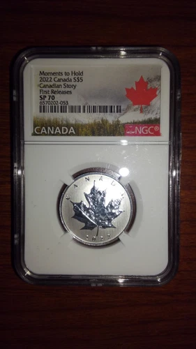 2022 Silver $5 Canada Canadian Story Coin NGC SP70