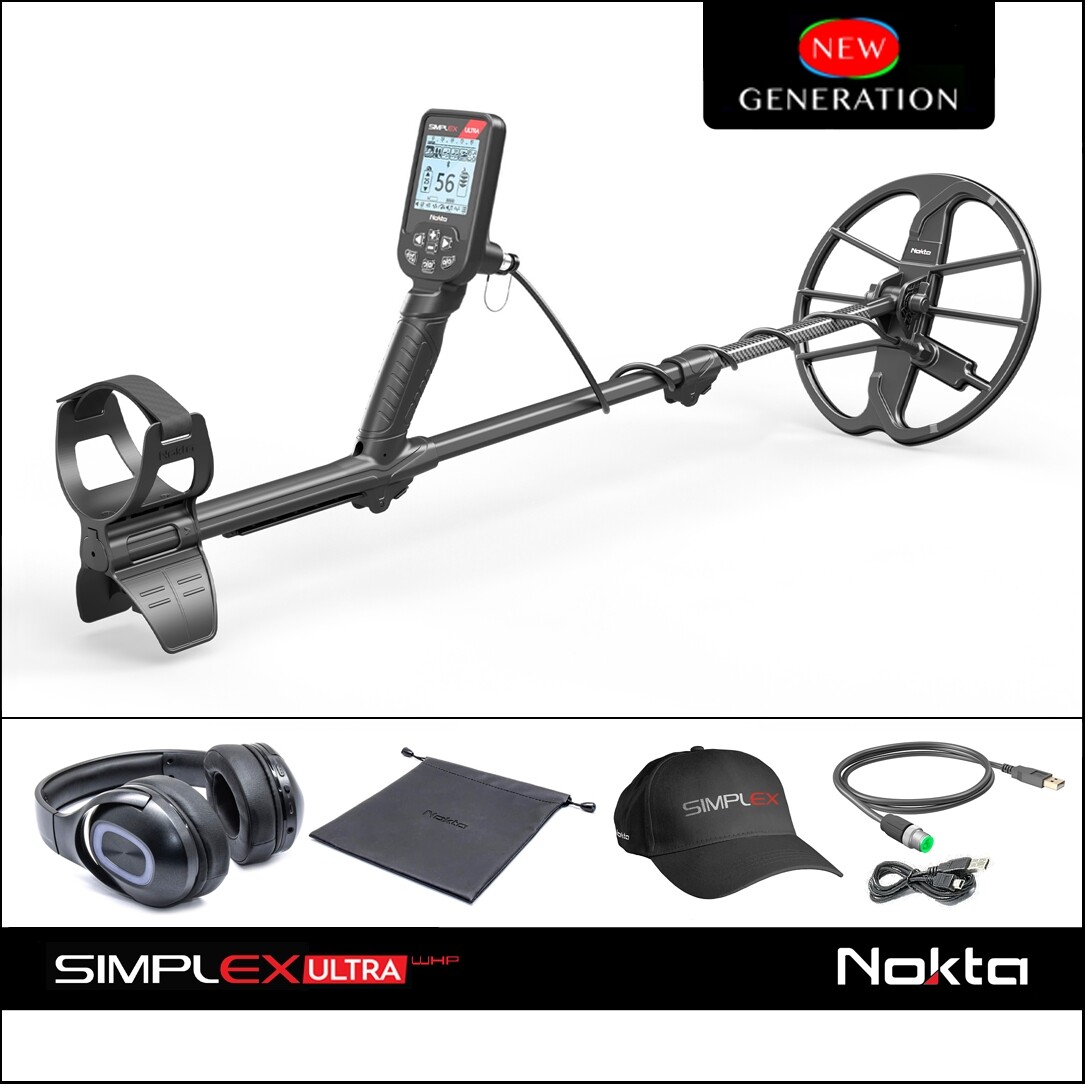 METAL DETECTOR SIMPLEX ULTRA WHP NEW GENERATION NOKTA PIASTRA SX28 CERCAMETALLI