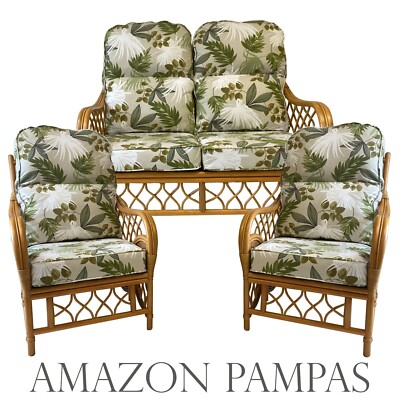 REPLACEMENT CUSHION COVERS FOR A PIECE SUITE OF CANE