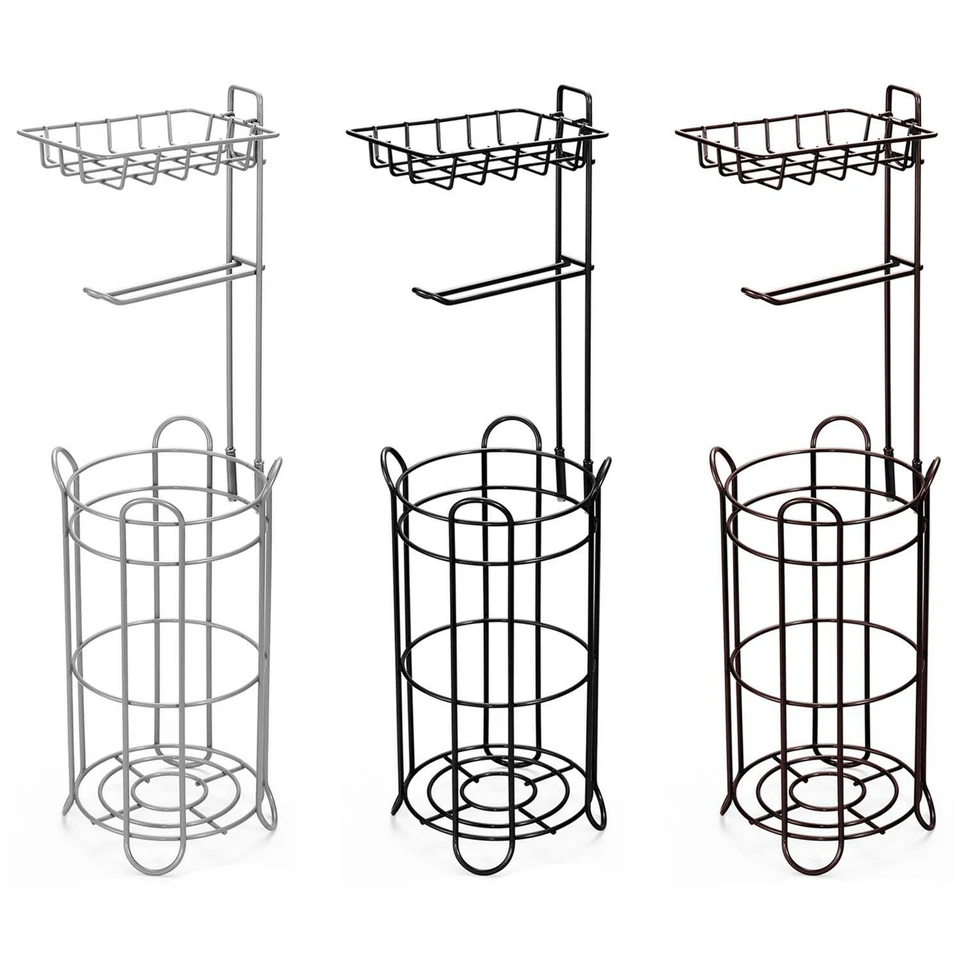 Vinsani Free Standing Toilet Paper Tissue Paper Roll Holder