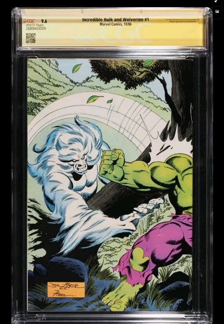 アメコミリーフ The Incredible Hulk #181 CGC 9.8 Incredible Hulk 181 CGC Graded 9.8 White Pages Perfect Gem