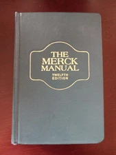The Merck Manual 12th Edition Hardcover 1972
