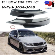M Performance 2X Side Splitters For BMW E90 E91 LCI 335i 328i M Sport 2009-2013 