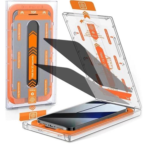 Smart Screen Protector For iPhone 16 15 14 13 Pro Max Tempered Glass Protection - Bild 10 von 10