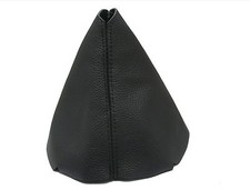 NISSAN MICRA Modello 2003 - 2009 Cuffia Leva Cambio 100% Vera Pelle Colore Nero