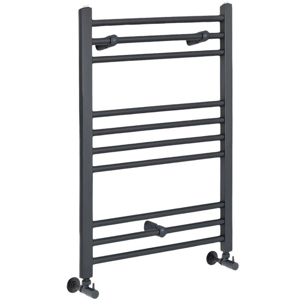 Towel Rail 800mm x 400mm Anthracite - 800 High x 400 Wide Small Towel Rail