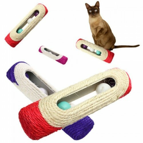 Sisal Cat Scratching Post Ball Tunnel