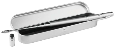 KH-SECURITY Teleskop Zeigestab Zeigestock Kugelschreiber LED Lampe Laserpointer Touch Point