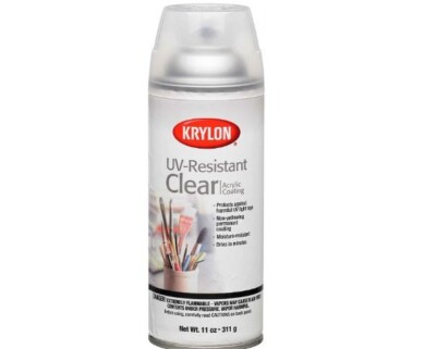 Krylon K01305 Artist and Clear Coating UV, (6 Pack) and 1 matte finish gift