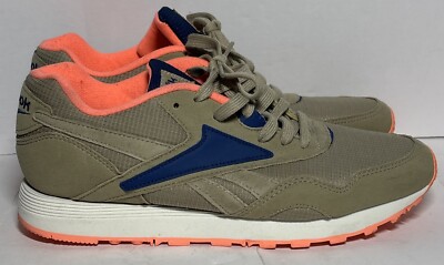 Reebok Classic Rapide Mens Size 7 Running Shoes Blue Pink Athletic Sneakers