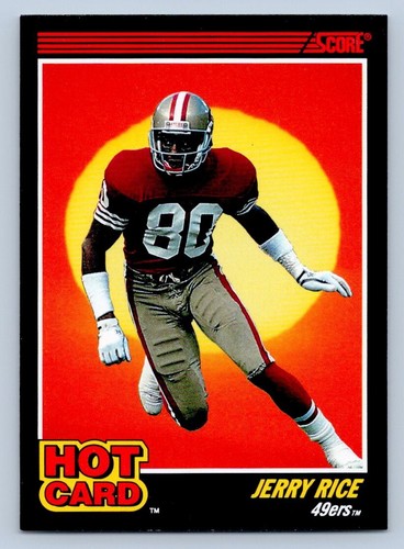 Jerry Rice 1990 Score Hot Card #4 Blister Pack Exclusive San Francisco 49ers  - Bild 1 von 2