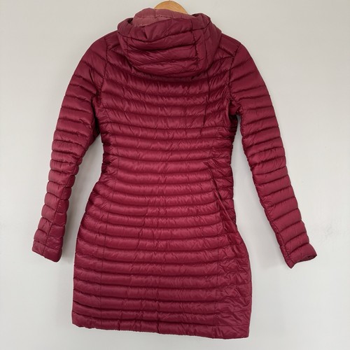 Arc'teryx Nuri Hooded Long Coat Insulated Down | Red | Women’s Size XS - Picture 4 of 11