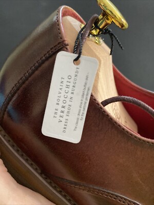 The Bolvaint Verrocchio Oxford Dress Shoe In Burgundy Men display picture 2
