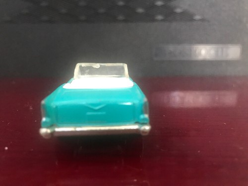 MATCHBOX 1998 CLASSIC DECADES '57 CHEVY CONVERTIBLE #36 teal loose - Picture 10 of 12
