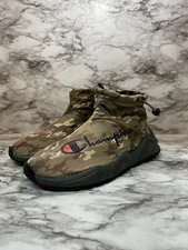 Champion Waterproof Shoes Mens 11 Camo Green Rally Drizzle Lifestyle Sneakers