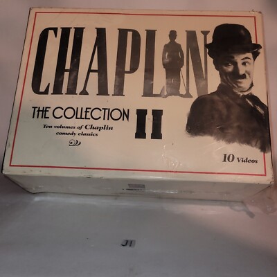 Chaplin The Collection II VHS Boxed Set Volumes 1 - 10 Comedy