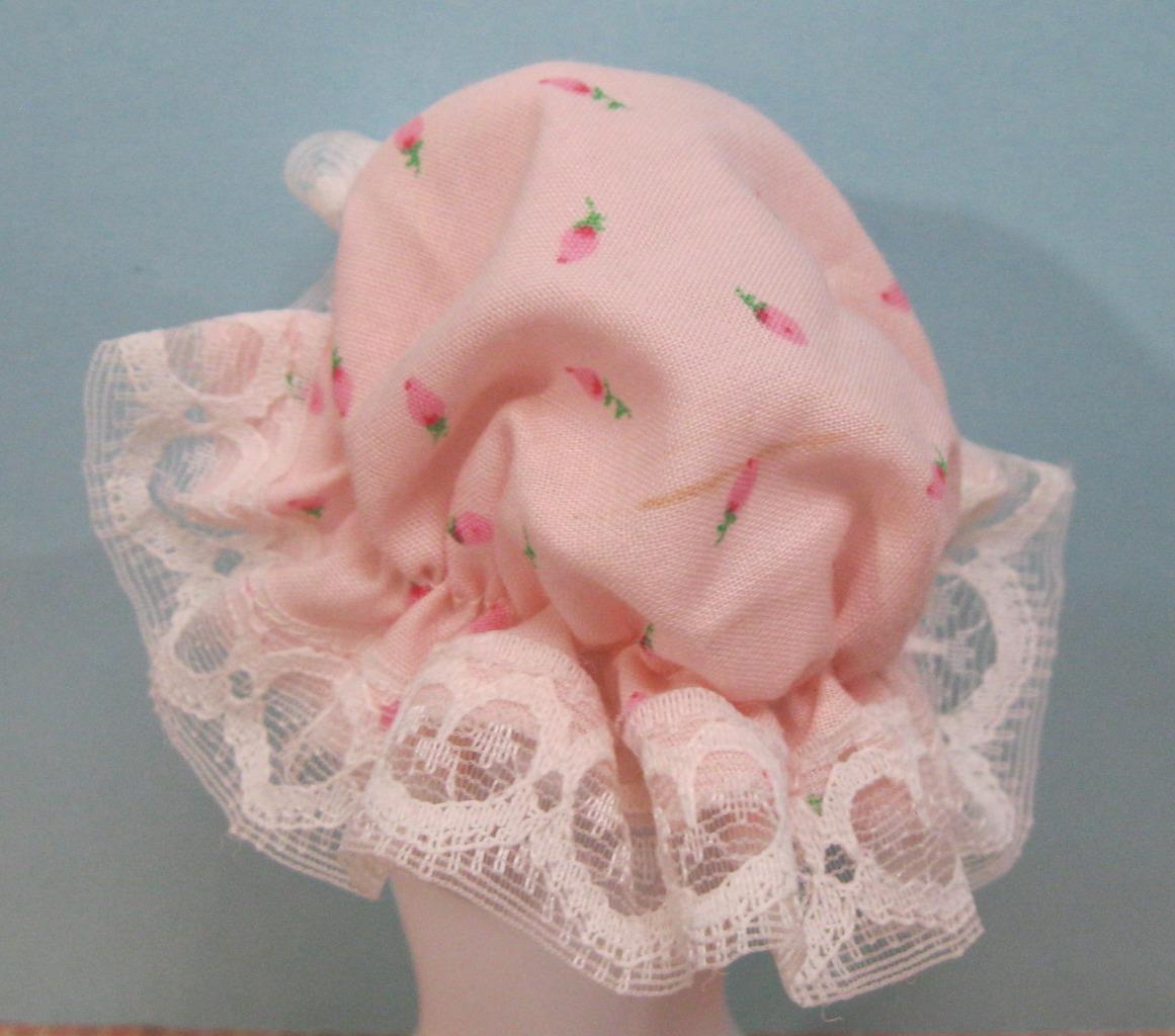 vintage My Little Pony PONY WEAR CLOTHES PINK ROSEBUD BONNET HAT SWEET DREAMS G1