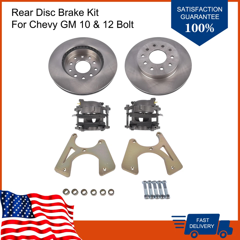 Kit de conversión de freno de disco trasero atornillable para Buick Skylark Chevelle de 10 y 12 pernos Foto 3 de 4