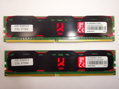 Goodram IRDM 8GB (2x4GB) DDR4 IR-2400D464L17S/4G PC4-19200 #R1402
