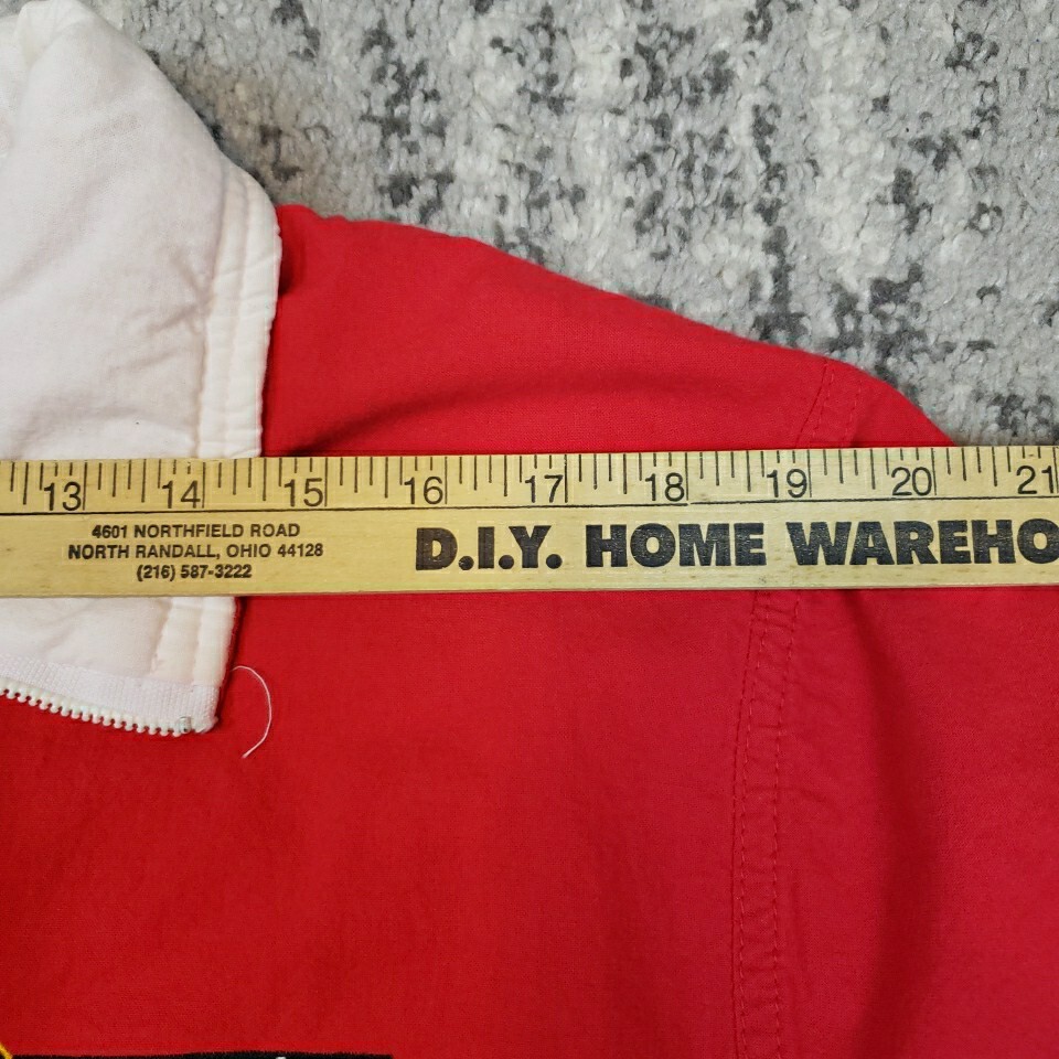 K-Brand Jacket Lightweight Coat Atom Patch Red Wh… - image 7